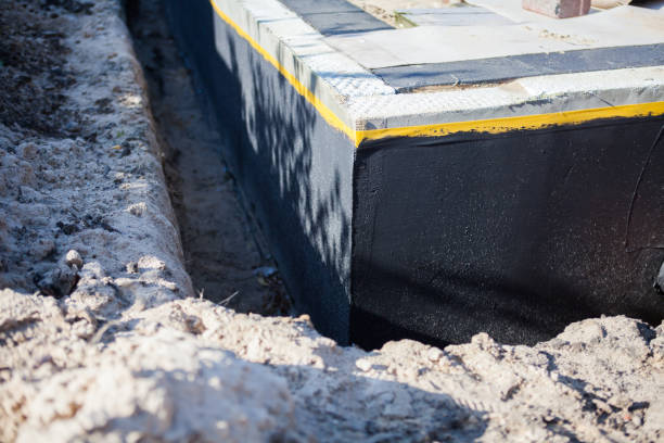 Residential Waterproofing installation at a Vauxhall, NJ home by SJ Waterproofing Pros